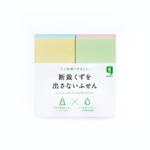 Earth-friendly sticky notes 